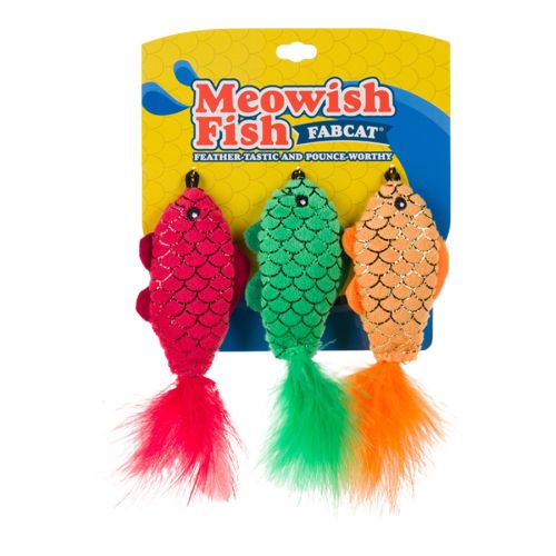 Fabcat Meowie Foodie Fish Toy