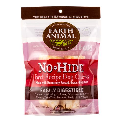 Earth Animal No Hide Beef 2pk 4"