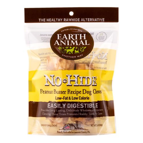 Earth Animal No Hide Peanut Butter 2pk 4"