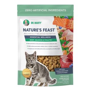 Dr Marty Freeze Dried Nature's Feast Beef Salmon Poultry 12Oz