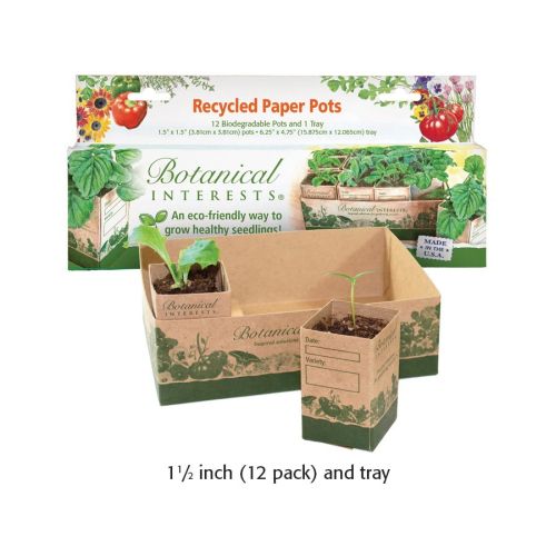 Bi 1.5" Paper Pots 12 Pack