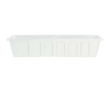 Flower Box 18 Wh Poly