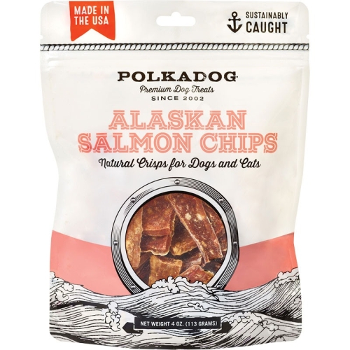 4oz Polka Dog Salmon Crisps