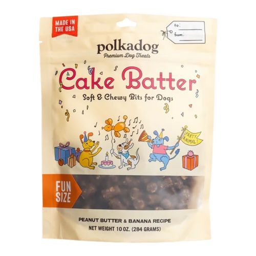 12oz Polka Dog Cake Batter Treat