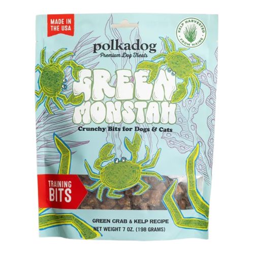 Polka Dog Green Monstah Bits 7Oz