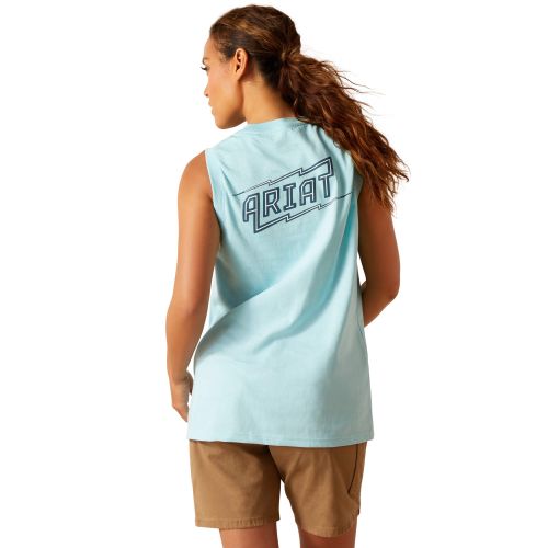 Ariat Womens Re-Bar Cotton Strong Bolt Tank Top