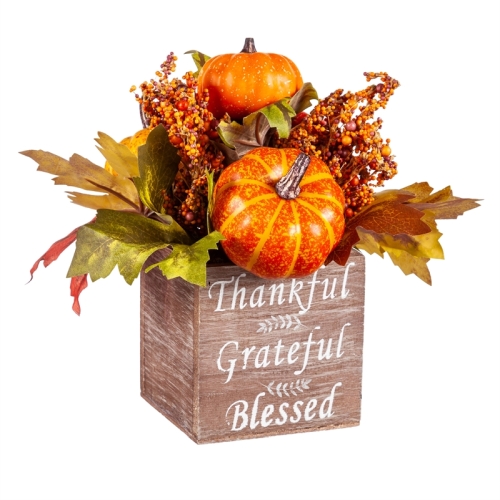 Table Decor Fall Thankful