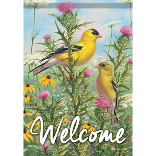 Garden Flag Goldfinch Field