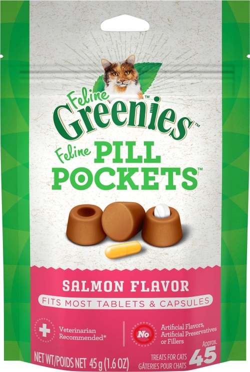 Greenies Pill Pocket Cat Salmon