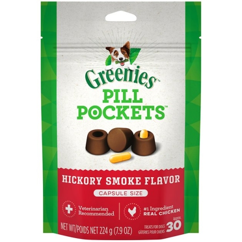 Greenies Pill Pocket Dog Hickory Capsule Size 7.9oz