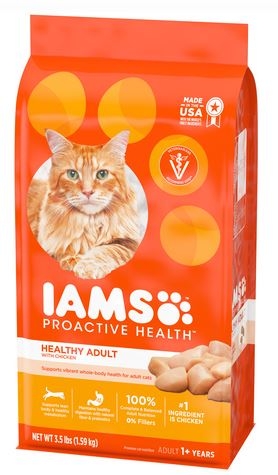 3.5Lb Iams Cat Adult with Chicken