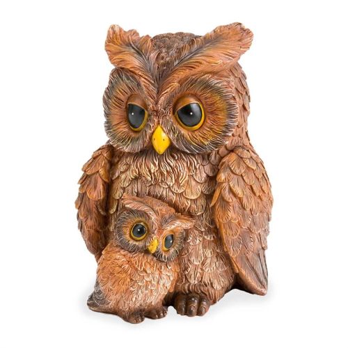 Mother And Bay Owl