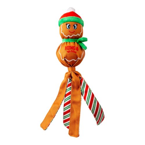 Kong Hldy Gingerbread Wubba Toy