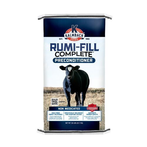 Kalmbach Rumi-Fill Complete Preconditioner Calf Starter 12% Pellet