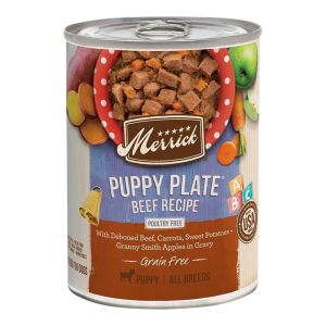 12.7oz Merrick Puppy Plate Beef Grain Free