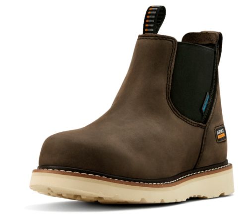 Ariat Womens Wedge Chelsesa Waterproof Work Boot