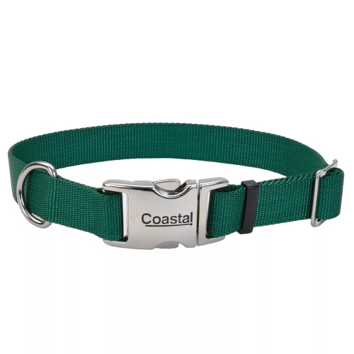 Coastal Collar Adjustable w/ Metal Buckle 5/8X14 Hunter