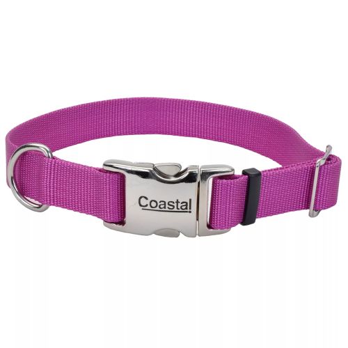 Coastal Collar Adjustable w/ Metal Buckle 5/8X14 Orchid