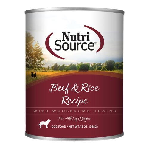 Nutrisource Beef & Rice 13oz