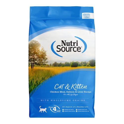 Nutrisource Chicken Salmon Liver Cat Kitten 4lb