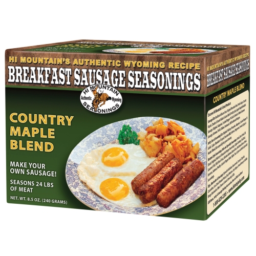 Hi Mountain Breakfast Sausage Seasonings Country Maple Blend 8.5oz