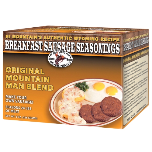 Hi Mountain Breakfast Sausage Seasoning Original Mountain Man Blend 8oz