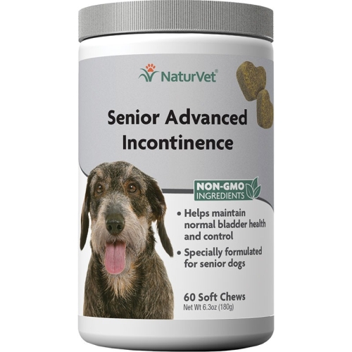 Naturvet Dog Senior Advanced Incontinence Chew 60ct