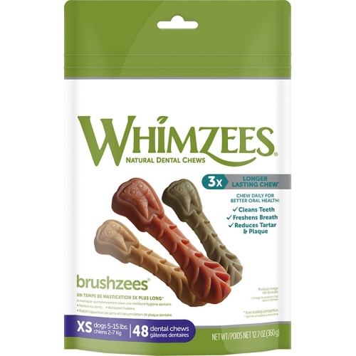 Whimzees Xsmall Brushzee 48Ct