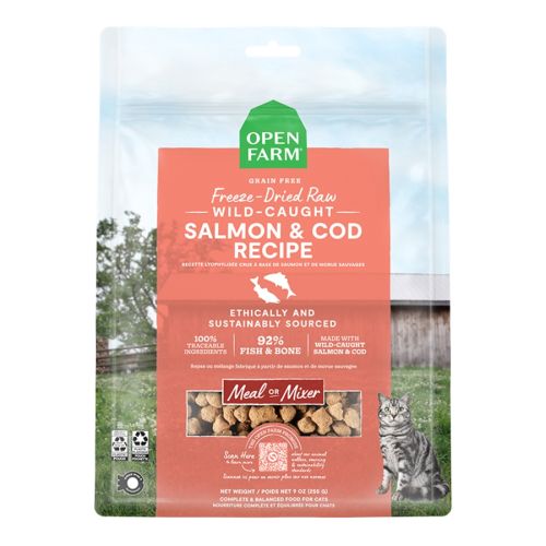 Open Farm Cat Freeze Dried Morsels Salmon & Cod 3.5oz