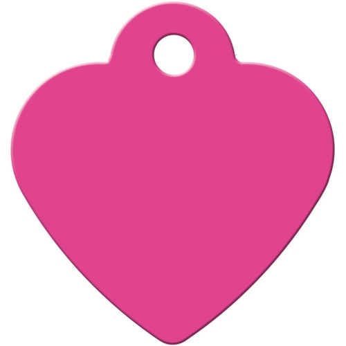 Tag Heart Small Pastel Pink