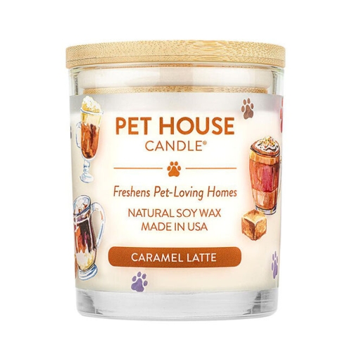 Candle Pet House Caramel Latte