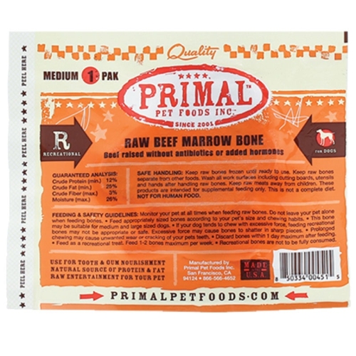 1Pk Md Primal Marrow Bone