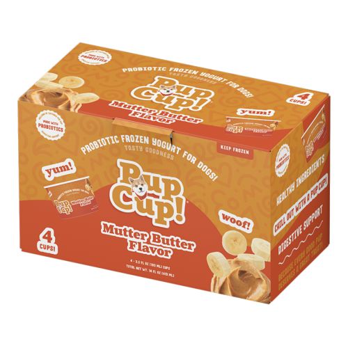 Pupcup Mutter Butter Yogurt 3.5oz 4pk