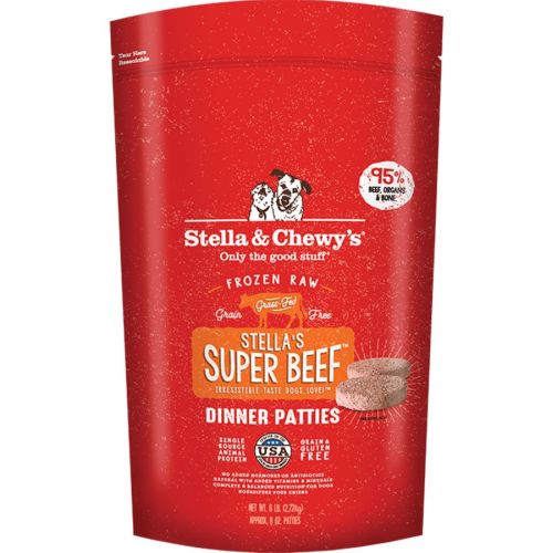 Stella & Chewys Dog Frozen Dinner Patties Beef 6lb