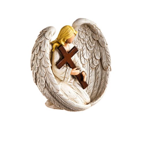 Statuary Angel W/ Cross