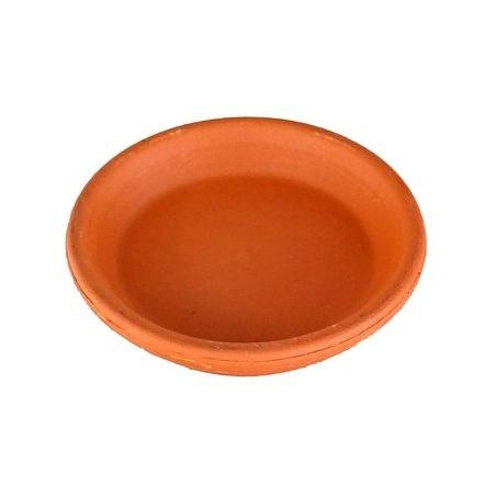 Saucer 3.4" Terra Cotta