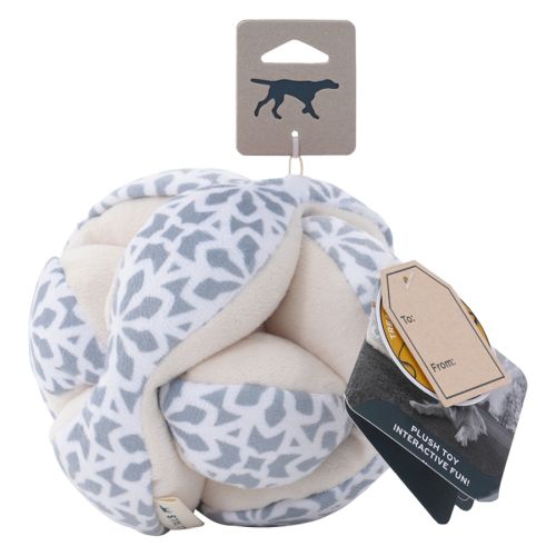 Tt Plush Snowball Dog Toy