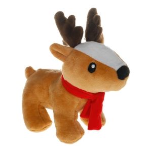 Territory Dog Plush Squeaker Reindeer Medium