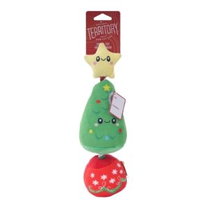 Ter Plush Xmas Tree Dog Toy