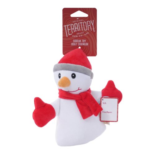 Ter Sm Plush Snowman Dog Toy