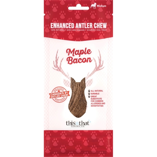 This & That Deer Antler Large Maple Bacon