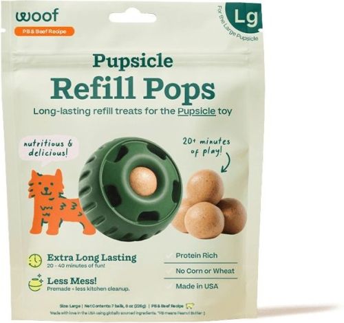 Woof Pops Beef & Peanut Butter Large 8oz