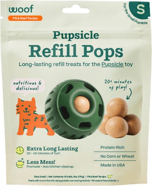 Woof Pops Beef & Peanut Butter Small 6oz