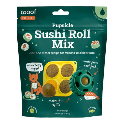Woof Pupsicle Treat Mix Sushi Roll 5.5oz