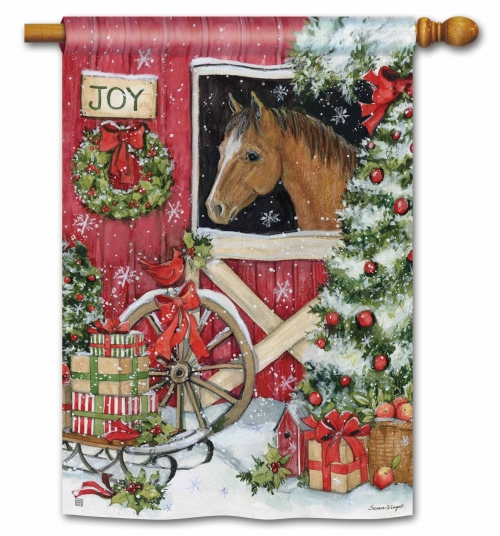 House Flag Horse For Christmas