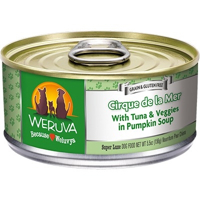 5.5Oz Weruva Cirque Tuna & Vegetables Dog