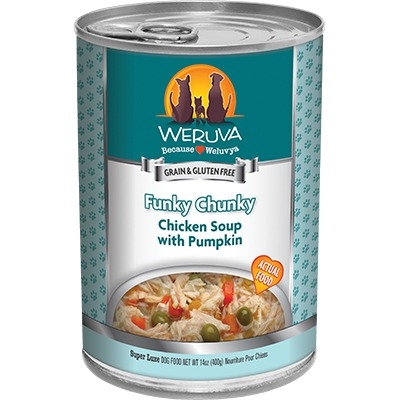 14oz Weruva Funky Chunky Chicken Soup with Pumpkin