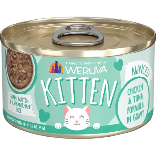 3oz Weruva Kitten Chicken & Tuna in Gravy