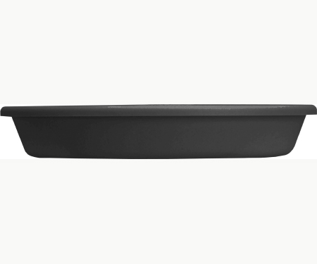 Saucer 14" Plstc Blk