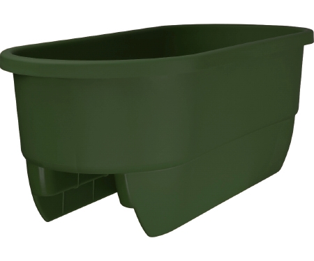 Planter Deck Rail 24" Green